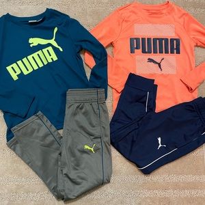 Boys PUMA clothes bundle lot of 4 pieces size 5